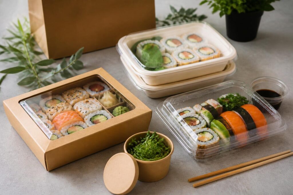 Nachhaltige Sushi-Verpackungen: Welche Alternativen gibt es zu Plastik?